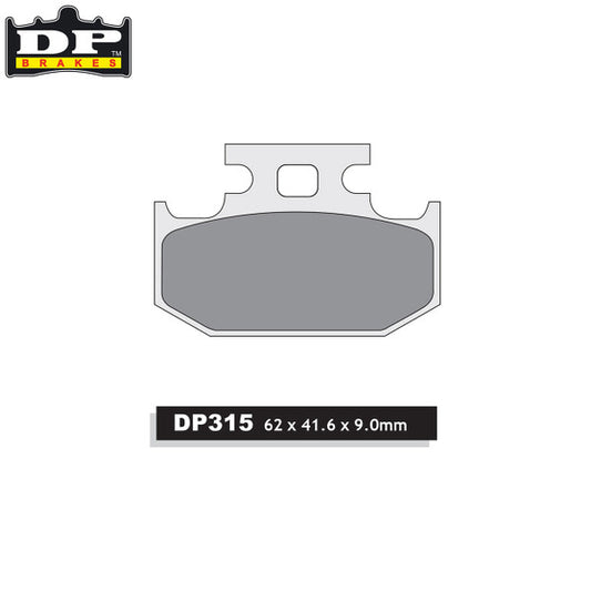 DP Brake Pads SDP315 - Rear Yamaha YZ125-250 90-97