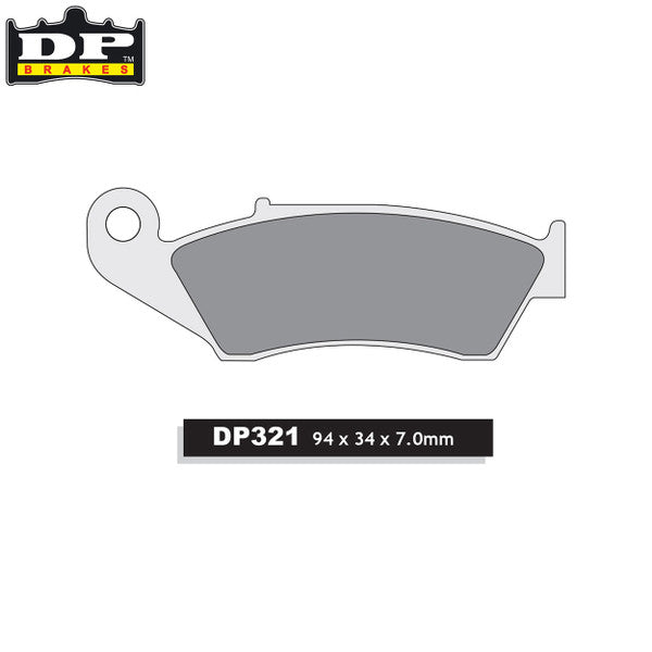 DP Brake Pads SDP321 - Front Honda CR/CRF 125-500 95-20 Kawasaki KX/KXF125-500 94-20 Suzuki RM/RMZ125-450 05-20 Yamaha YZ/YZF 98-06