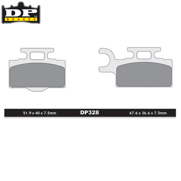 DP Brakes Off-Road/ATV (DP Compound) Brake Pads - Front Kawasaki KX65 00-21