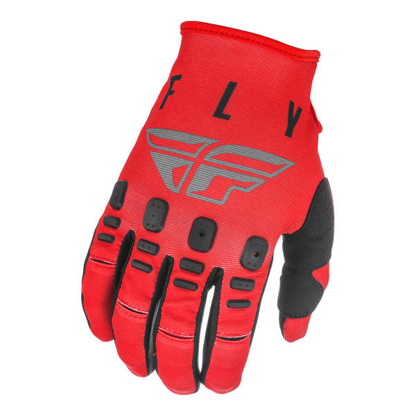 Fly Racing 2021 Kinetic K121 Youth Gloves (Red/Grey/Black) Large