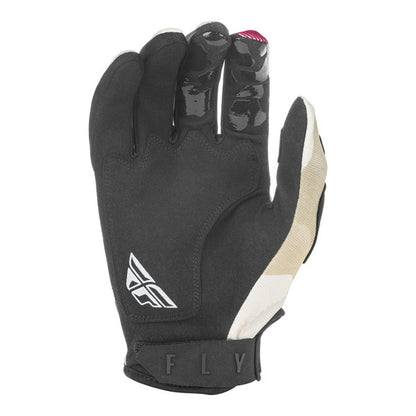 Fly Racing 2021 Kinetic K221 Youth Gloves (Stone/Berry)