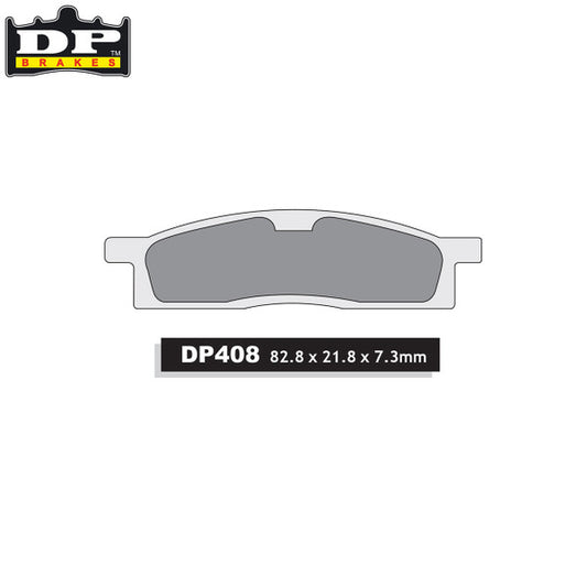 DP Brakes Off-Road/ATV (DP Compound) Brake Pads - Front Yamaha YZ80-85 93-21