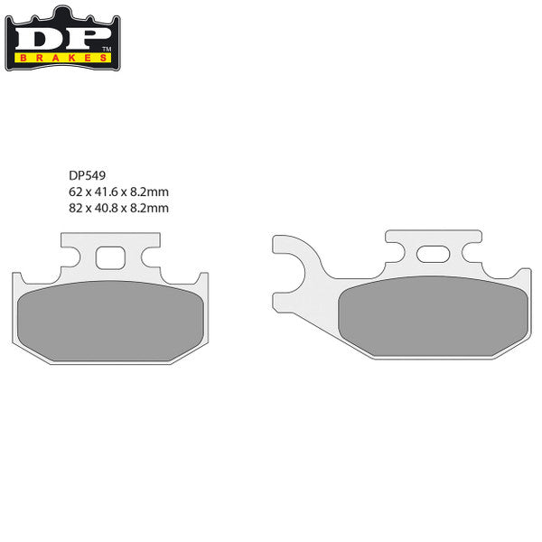 DP Brakes Off-Road/ATV (DP Compound) Brake Pads - DP549