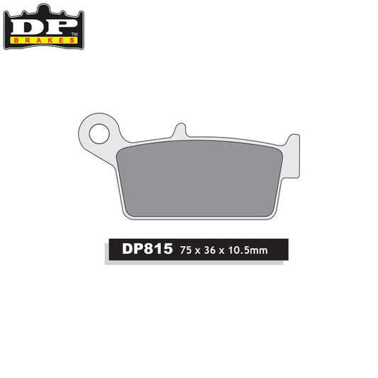 DP Brake Pads SDP815 - Rear Honda CR80-85 92-07 125-250 88-01 Kawasaki KX125-250 95-08 Suzuki RM125-250 89