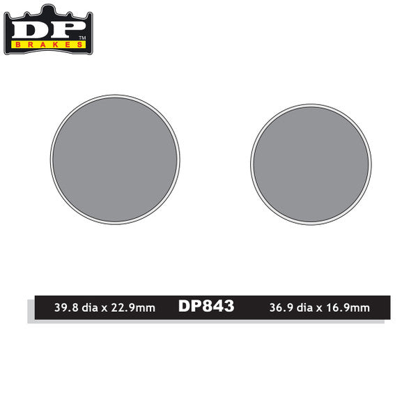 DP Brakes Off-Road/ATV (DP Compound) Brake Pads - DP843