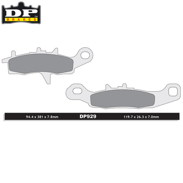 DP Brakes Off-Road/ATV (DP Compound) Brake Pads - DP929