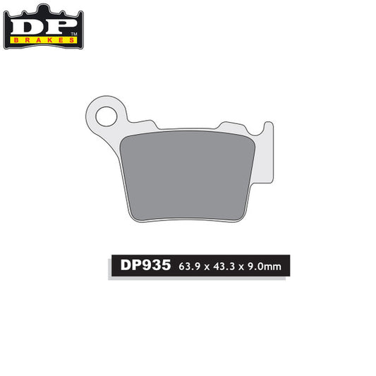 DP Brake Pads SDP935 - Rear KTM SX All 125-530 04-20 Husaberg All 09-14 Husqvarna 14-20