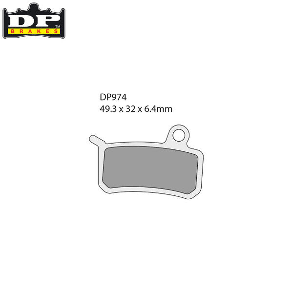 DP Brakes Off-Road/ATV (DP Compound) Brake Pads - DP974