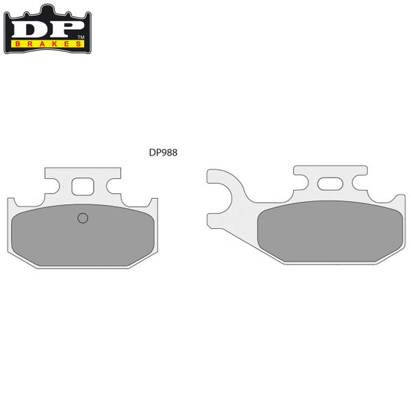 DP Brakes Off-Road/ATV (DP Compound) Brake Pads - DP988