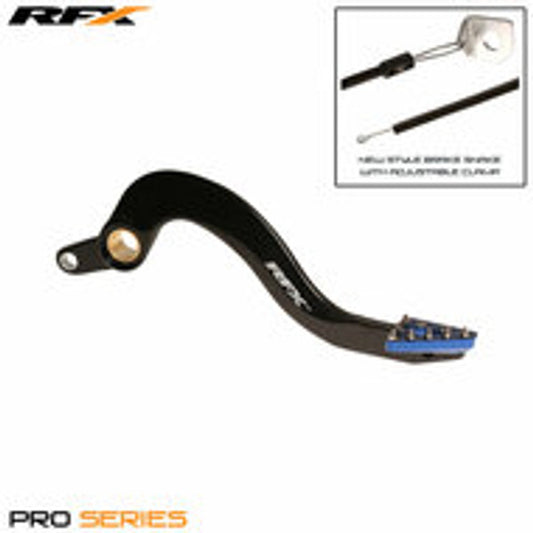 RFX Pro ST Rear Brake Lever (Black/Blue) Husqvarna TC65 17-22