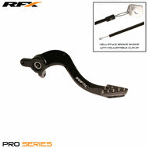 RFX Pro ST Rear Brake Lever (Black/Hard Anodised) KTM SX125/150 07-15 SX250 07-16 SXF250/350/450 07-15