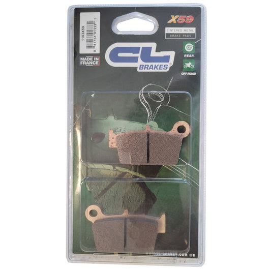 CL Brakes Rear MX Pad Kawasaki KXF250-450 04-22 Suzuki RMZ250-450 04-22 Yamaha YZ/YZF125-450 03-22