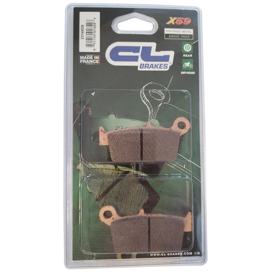 CL Brakes Rear MX Pad Honda CR80-85 92-07 125-250 88-01 Kawasaki KX125-250 95-08 Suzuki RM125-250/DR-Z