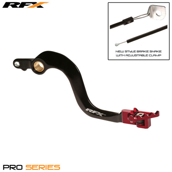 RFX Pro FT Rear Brake Lever (Black/Red) Honda CR250 02-07