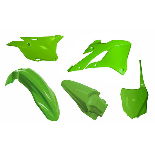 Rtech Plastic Kit (7pc) (KX Green) Kawasaki KX 85 22-24