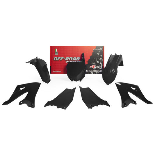 Rtech Plastic Kit (7pc) (Black) Yamaha YZ125-250 22-24