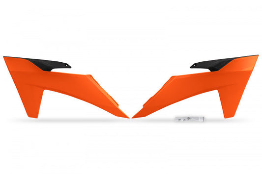 UFO Radiator Guards Orange KTM SX/SXF 125-250 23-24