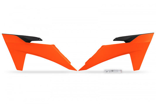 UFO Radiator Guards Neon Orange KTM SX/SXF 125-250 23-24