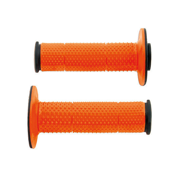 Rtech Full Diamond Dual Compound Xtra Soft Full Grips (Black/Orange)