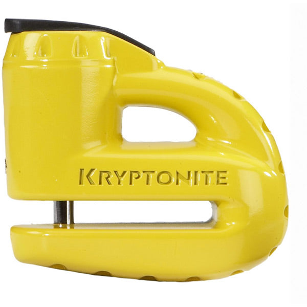 Motocross Security  Kryptonite Keeper 5-S Disc Lock - with Reminder Cable - Yellow      