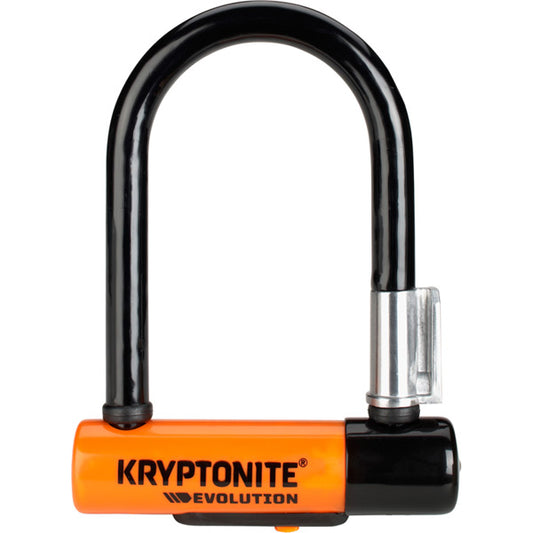 Motocross Security  Kryptonite Evolution Mini-5 U-Lock with Flexframe bracket Sold Secure Gold      