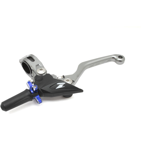 Zeta Forged Pivot clutch lever perch set 3 Finger Ti / blue  