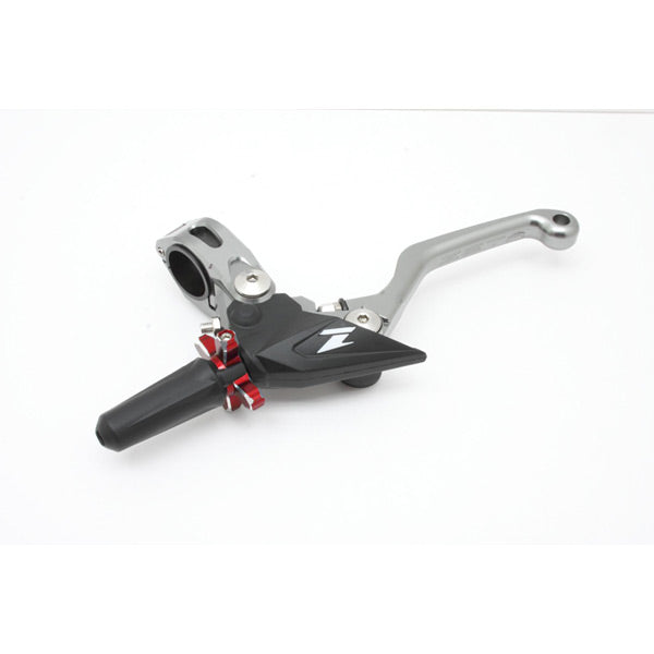 Zeta Forged Pivot clutch lever perch set 3 Finger Ti Red  