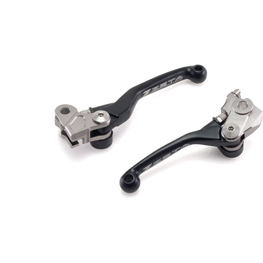 Zeta Pivot brake/clutch Lever Set KX250 21-22 KX450 19-22 Black  