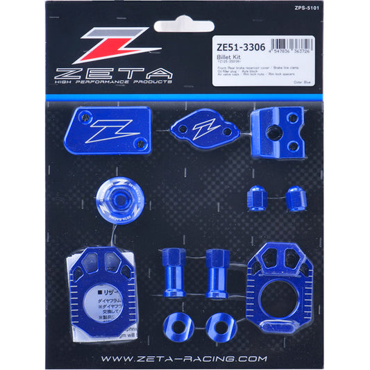 Zeta Billet Kit Blue YZ125/250 09-22  