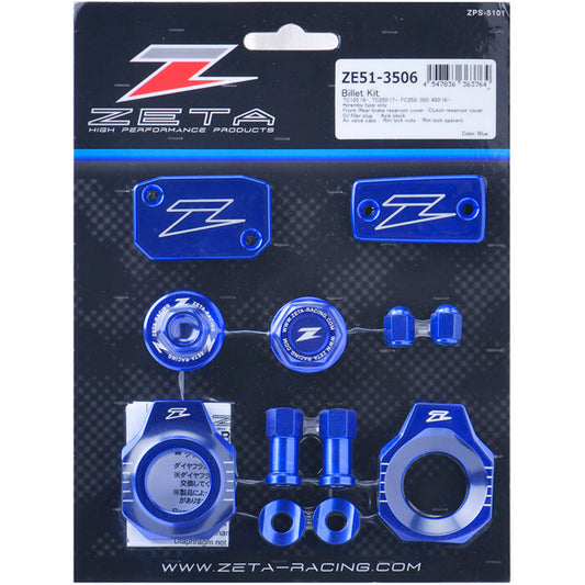 Zeta Billet Kit Blue TC 16-21 FC 16-22  