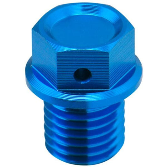 Magnetic drain bolt M12x12-P1.5 H-Blue