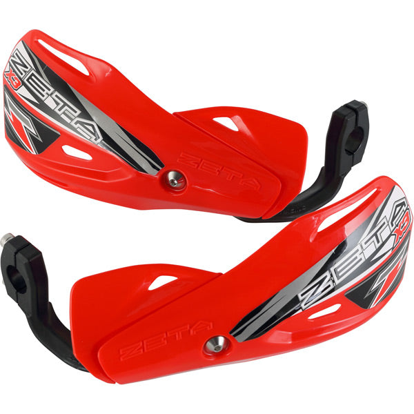 Zeta Impact X3 Handguards Red  