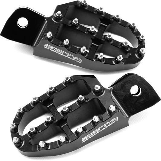 Zeta Aluminum FootPegs honda grom / Monkey, Black  