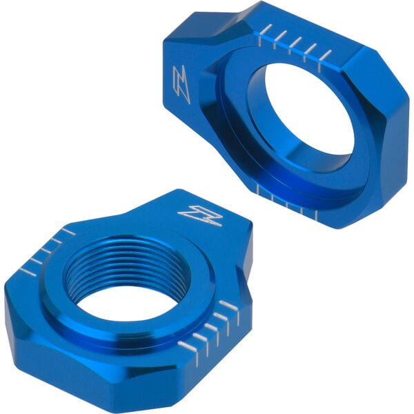 Zeta Axle blocks Husqvarna FC 16-22, TC 17-22 blue  