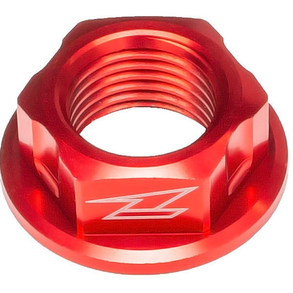 Zeta Front axle nut M16 P1.5-22 H11 Honda Yam Red  