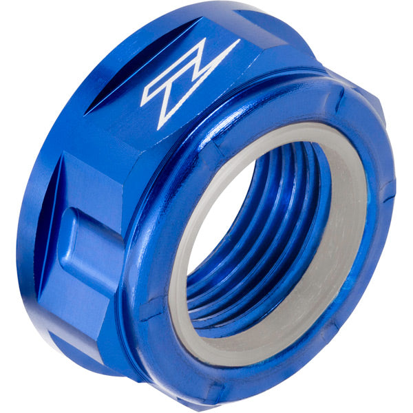 Rear axle nut M20 P1.5-30 H13L Yam YZ WRF Blue