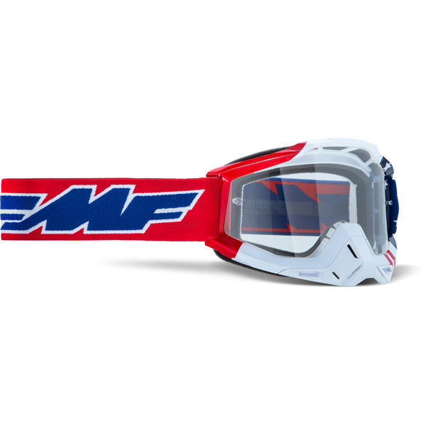 FMF Motocross Goggles Powerbomb White  