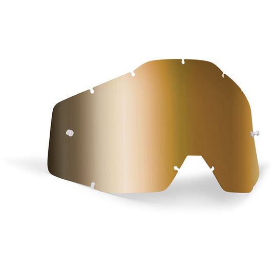 FMF Motocross Goggles Powerbomb Gold  