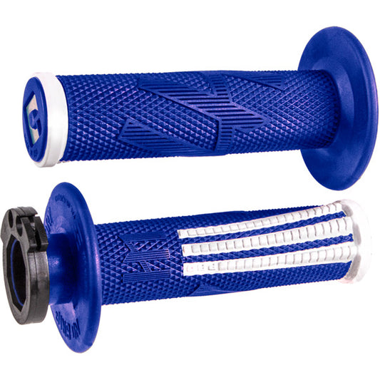 ODI EMIG2 PRO Lock On V2 Grip Blue/White   