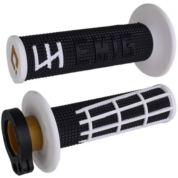 ODI EMIG 2.0 Lock On Grip Black/White   