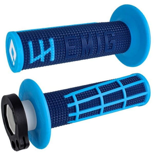 ODI EMIG 2.0 Lock On Grip Navy/Cyan   