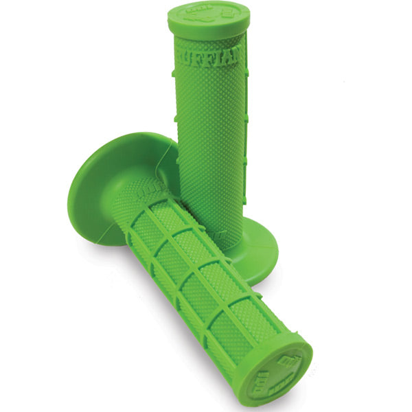 ODI Ruffian Half-Waffle Grips Green   