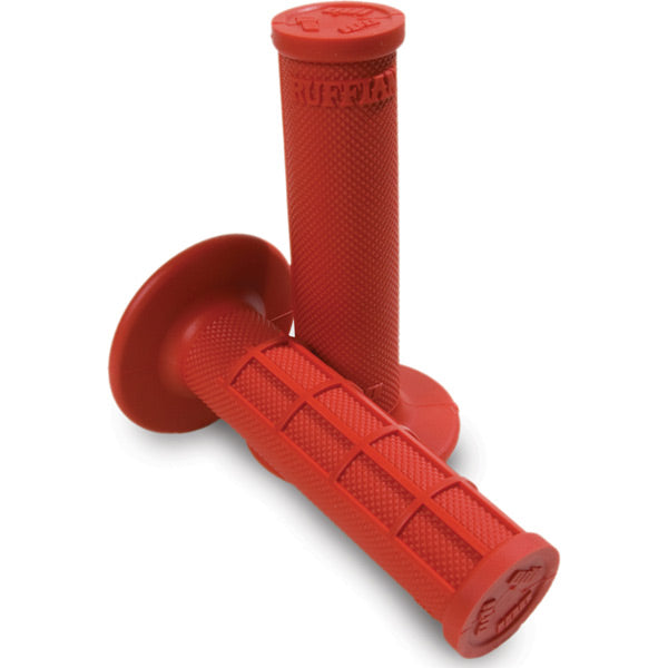 ODI Ruffian Half-Waffle Grips Red   