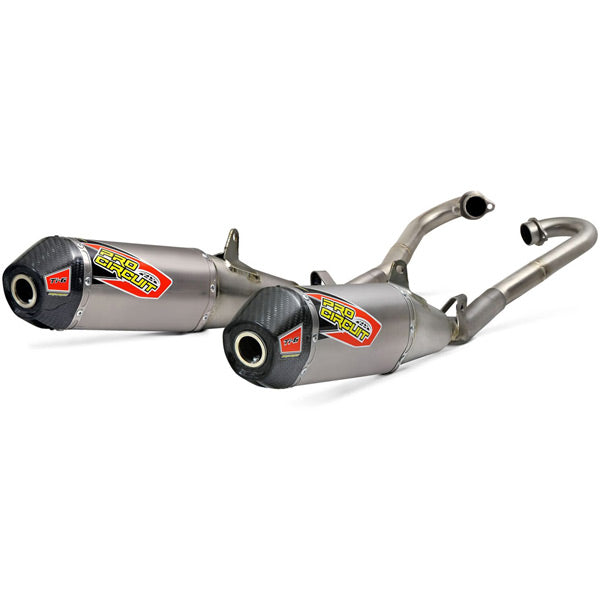 Pro Circuit  Ti-6 System with carbon end caps Honda CRF250R 18-19 (Twin Exhaust)   