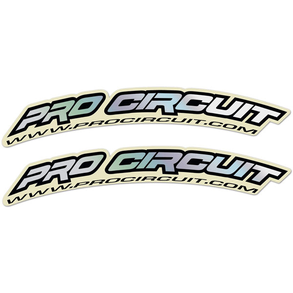 Pro Circuit PROCIRCUIT.COM Fender decals-Hologram Mini