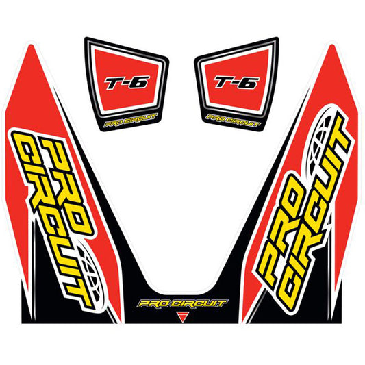 Pro Circuit Replacement T-6 wrap and end cap decal