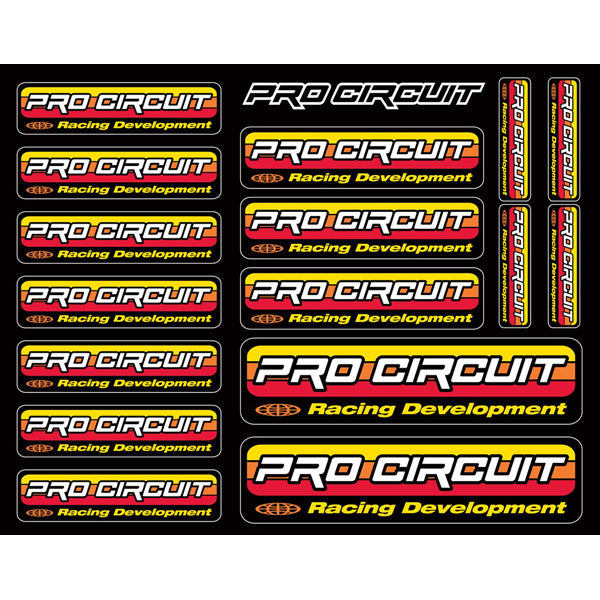 Pro Circuit  Original Logo decal Sheet   