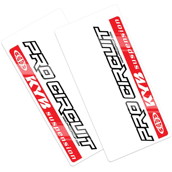 Pro Circuit Kayaba Fork decal Red