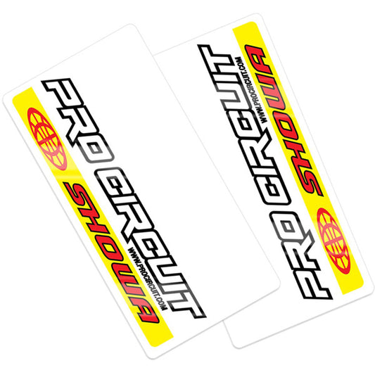 Pro Circuit Showa Fork decals