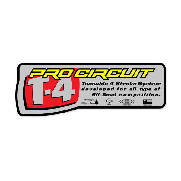 Pro Circuit  T-4 silencer sticker   